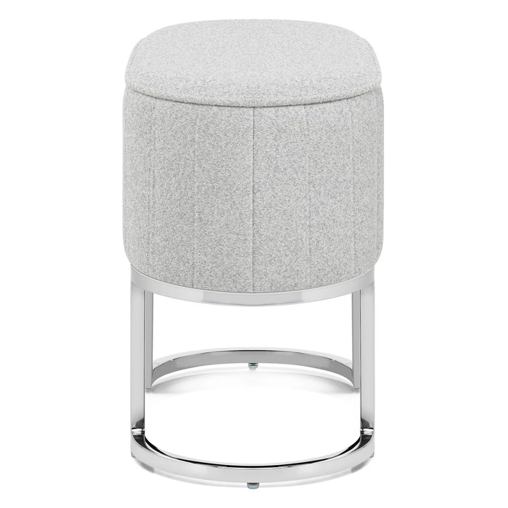 Stoffhocker Chrom - Duet 6 Stoffhocker Chrom - Duet – Bild 4