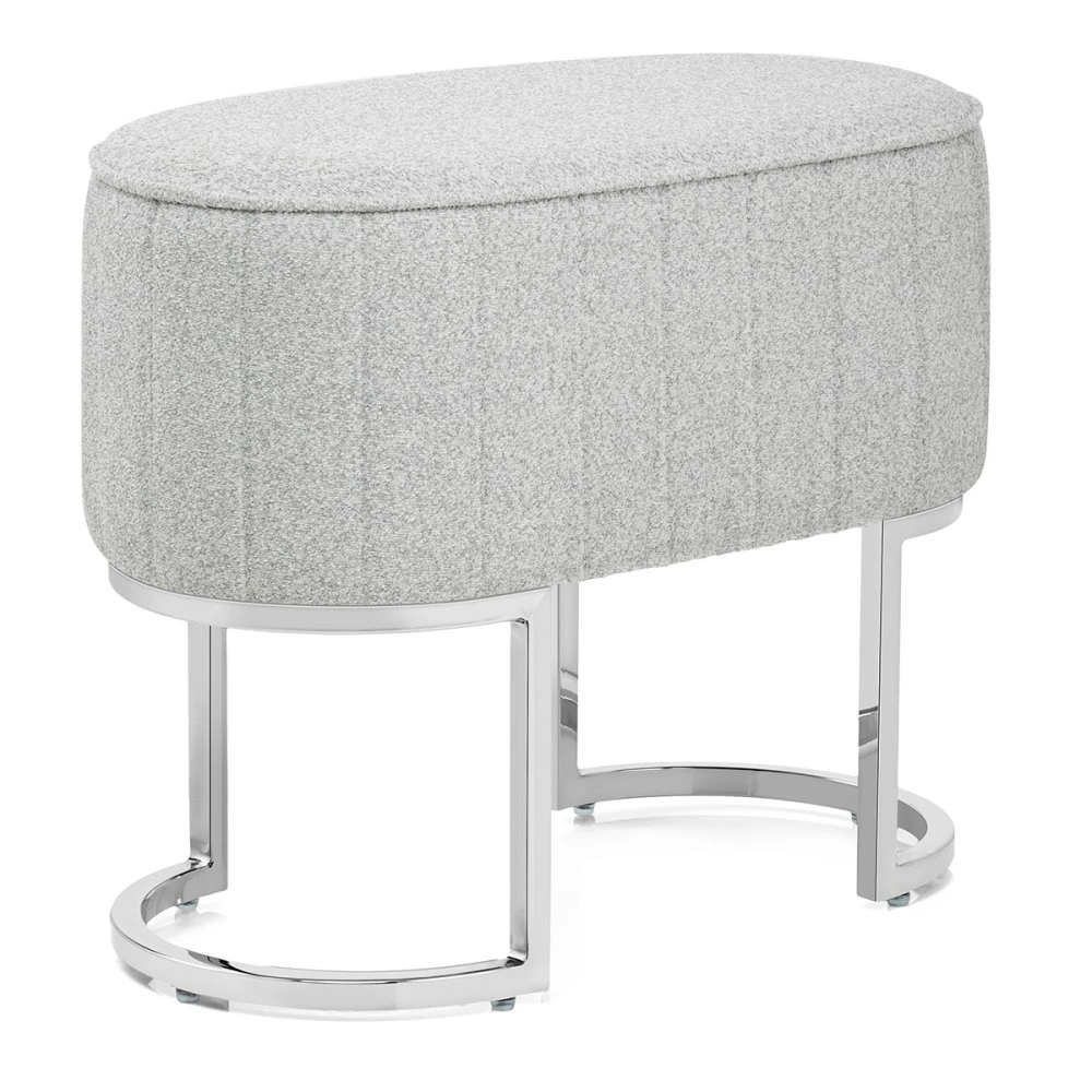 Stoffhocker Chrom - Duet 3 Stoffhocker Chrom - Duet