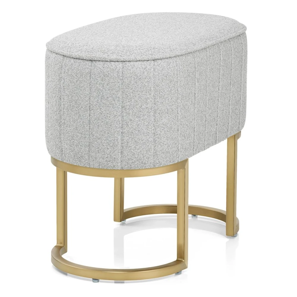 Stoffhocker Gebürstet Gold - Duet 5 Stoffhocker Gebürstet Gold - Duet – Bild 3