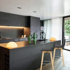 Stoff Holzbarhocker - Tide -Barhocker Welt tide stoff barhocker eiche 6