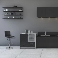 Atlantic Kunstleder Barhocker Chrom - Topaz -Barhocker Welt topaz 6