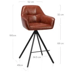 Kunstleder Barhocker - Venice -Barhocker Welt venice barhocker 5