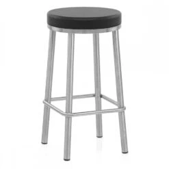Atlantic Kunstleder Barhocker Gebürstet - Vision