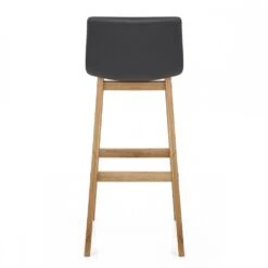 Atlantic Kunstleder Holzbarhocker - Wave -Barhocker Welt wave kunstleder 3