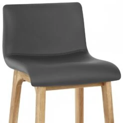 Atlantic Kunstleder Holzbarhocker - Wave -Barhocker Welt wave kunstleder 4